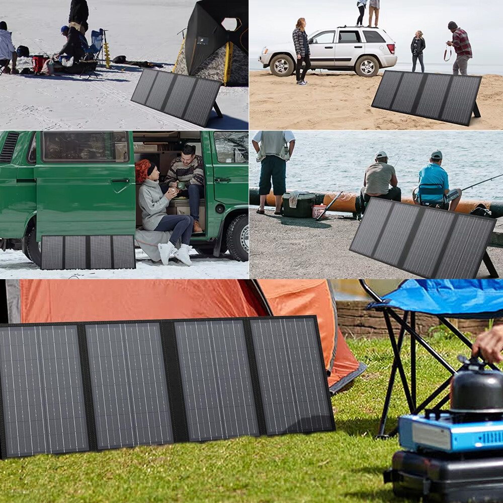 250W Mono Solar Panel 18V Foldable Solar Charger Power Bank for Power Station RV