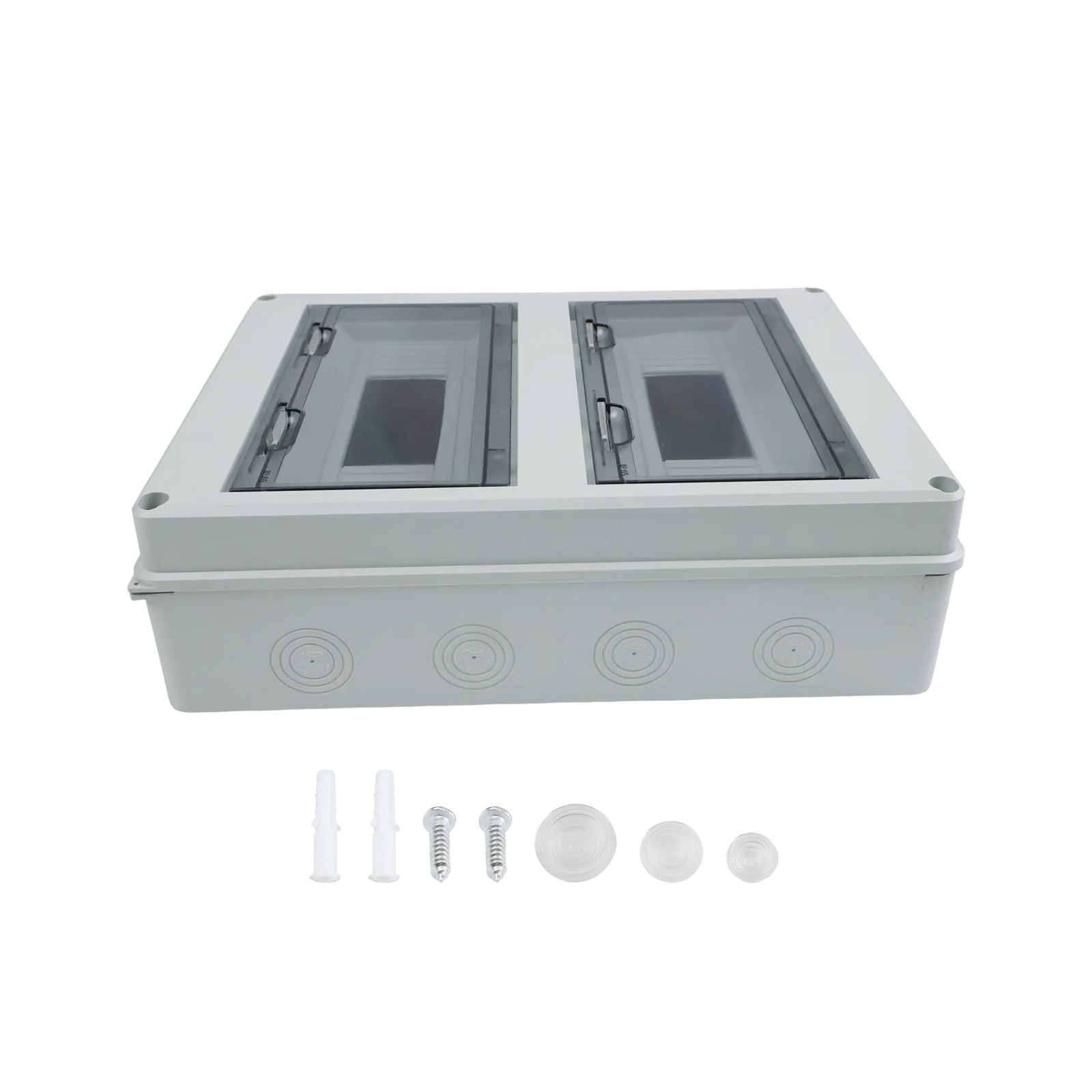 Assured ABS Plastic Distribution Box Featuring a Total of 24 Circuits Available