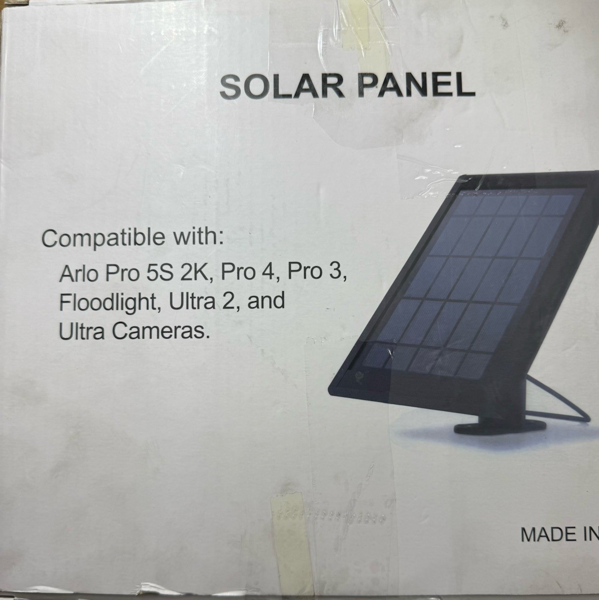 Solar Panel for Charging The Outdoor Camera Solar Panel