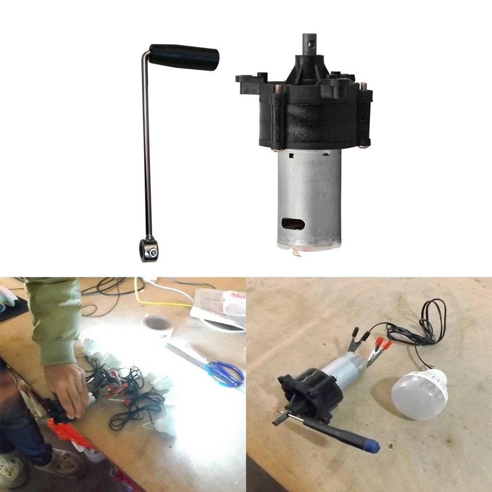 Efficient 6V 24V Wind Generator with Hand Crank for Various Applications