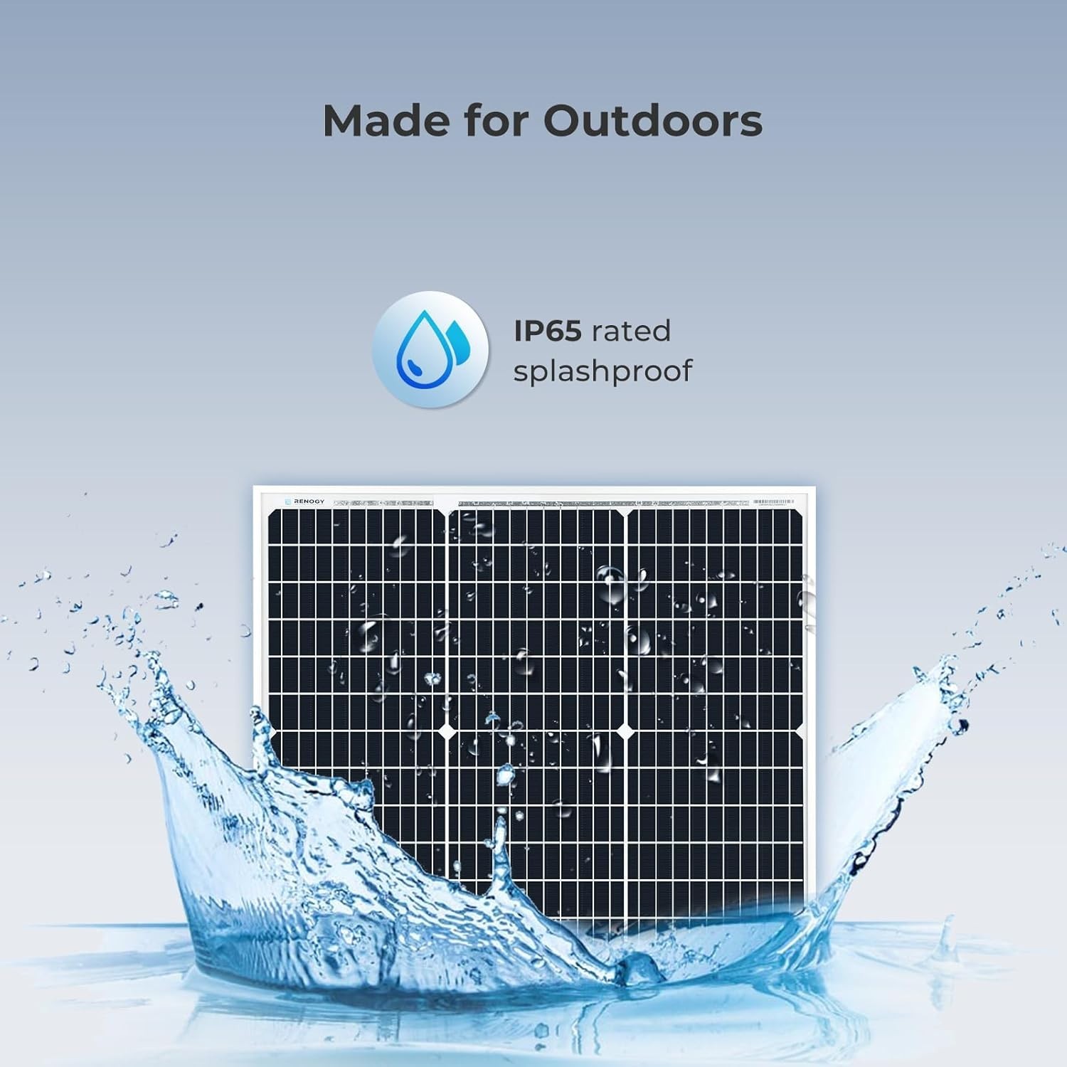 22% Efficiency 50 Watt Solar Panel with Corrosion-Resistant Aluminum Frame