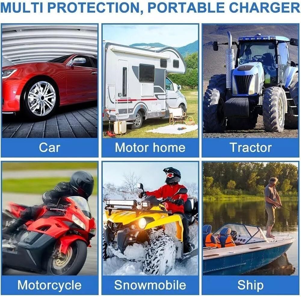 60W Solar Panel 18V Trickle Charger Battery Charger Kit Maintainer Boat Car RV