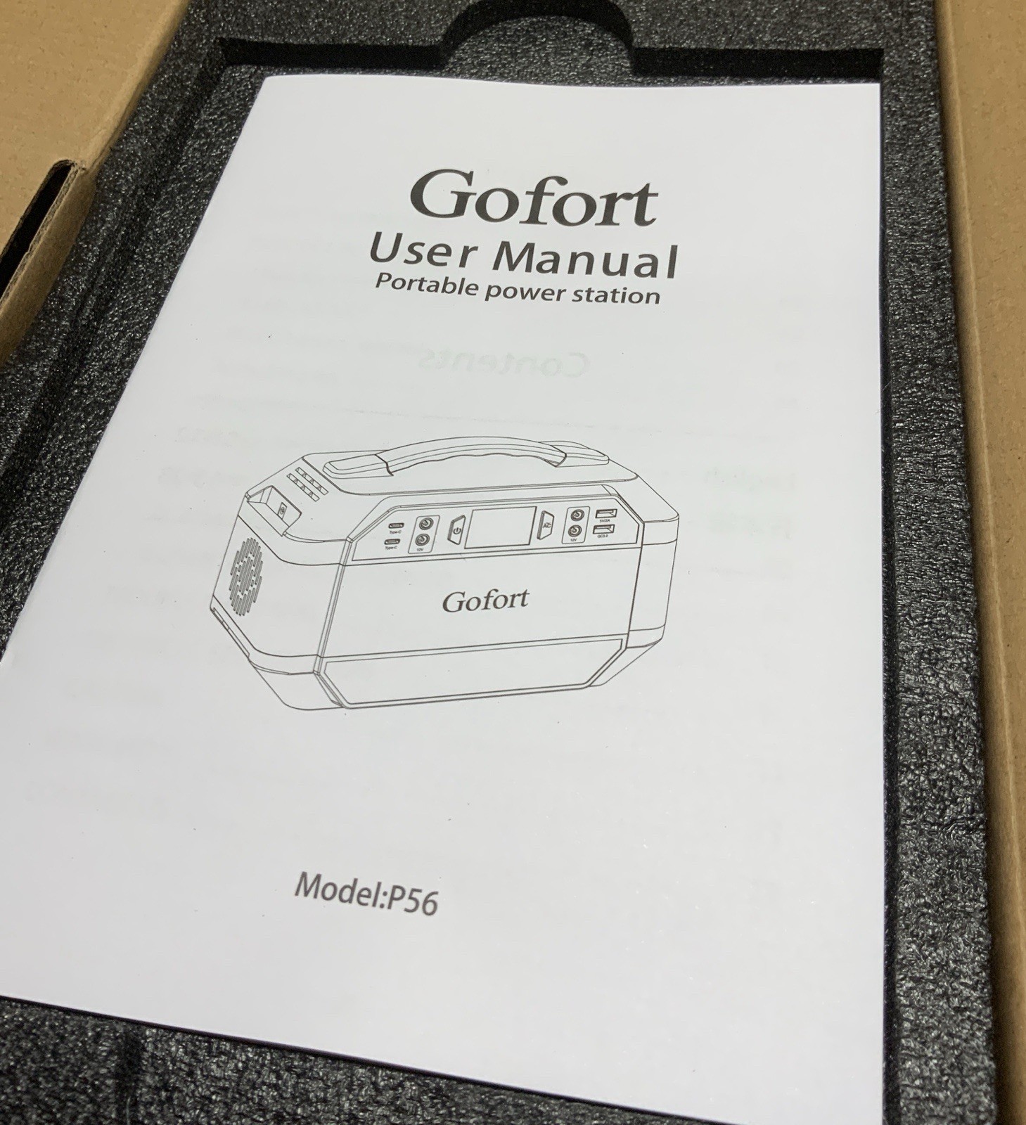 GOFORT Portable Power Station 330w/299Wh Power Bank Multiple Outputs 110V USB-C