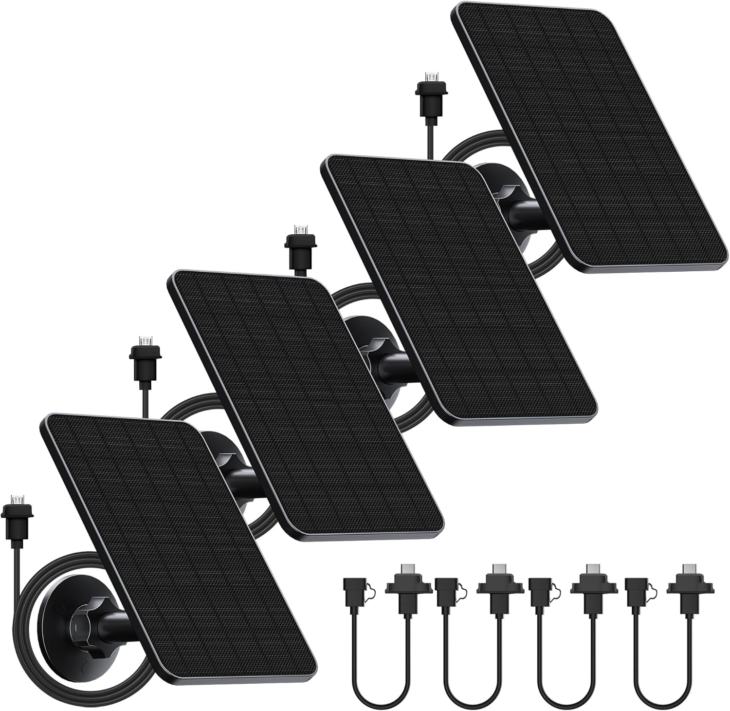 4 Pack Solar Panel for Blink Outdoor 2K+/4(4Th Gen)/Outdoor(3Rd Gen) XT3 and XT2