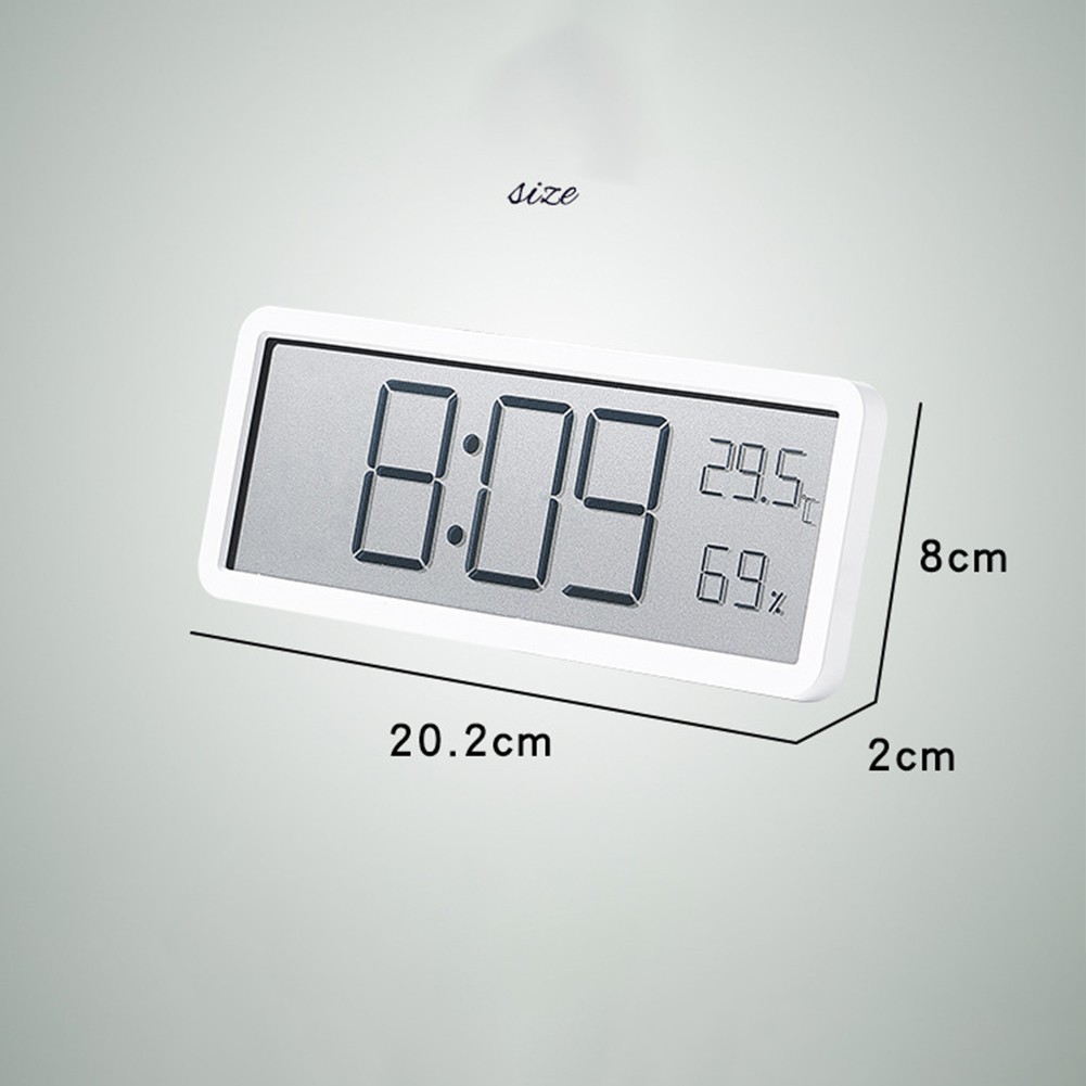 Automatic Adjustment Digital Wall Clock Clear Display Screen Intuitive Layout