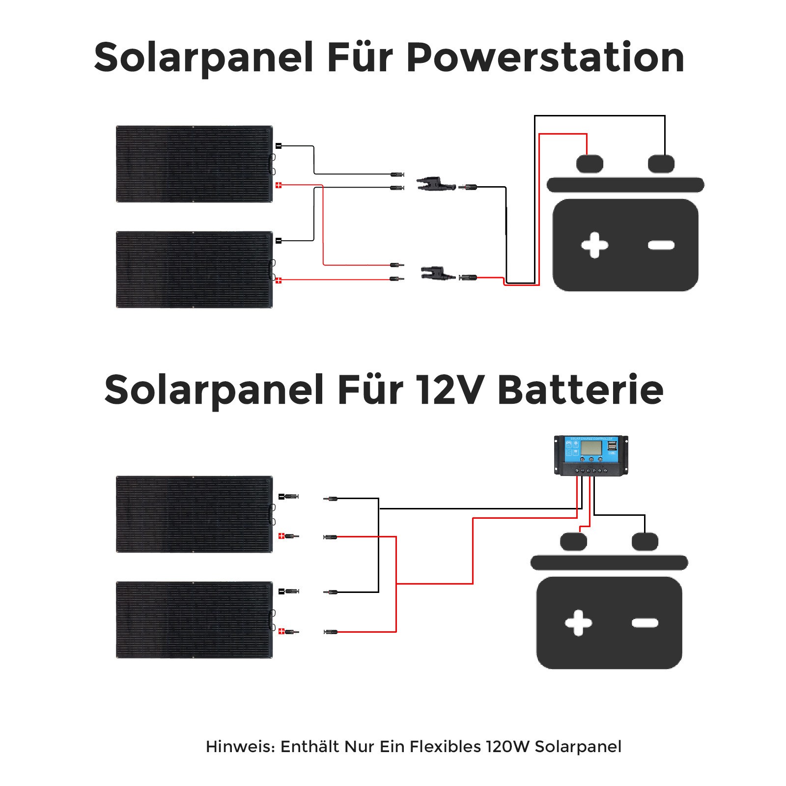 120W Watt Solar Panel Mono Flexible 12V Volt for Off Grid RV Boat Battery Charge