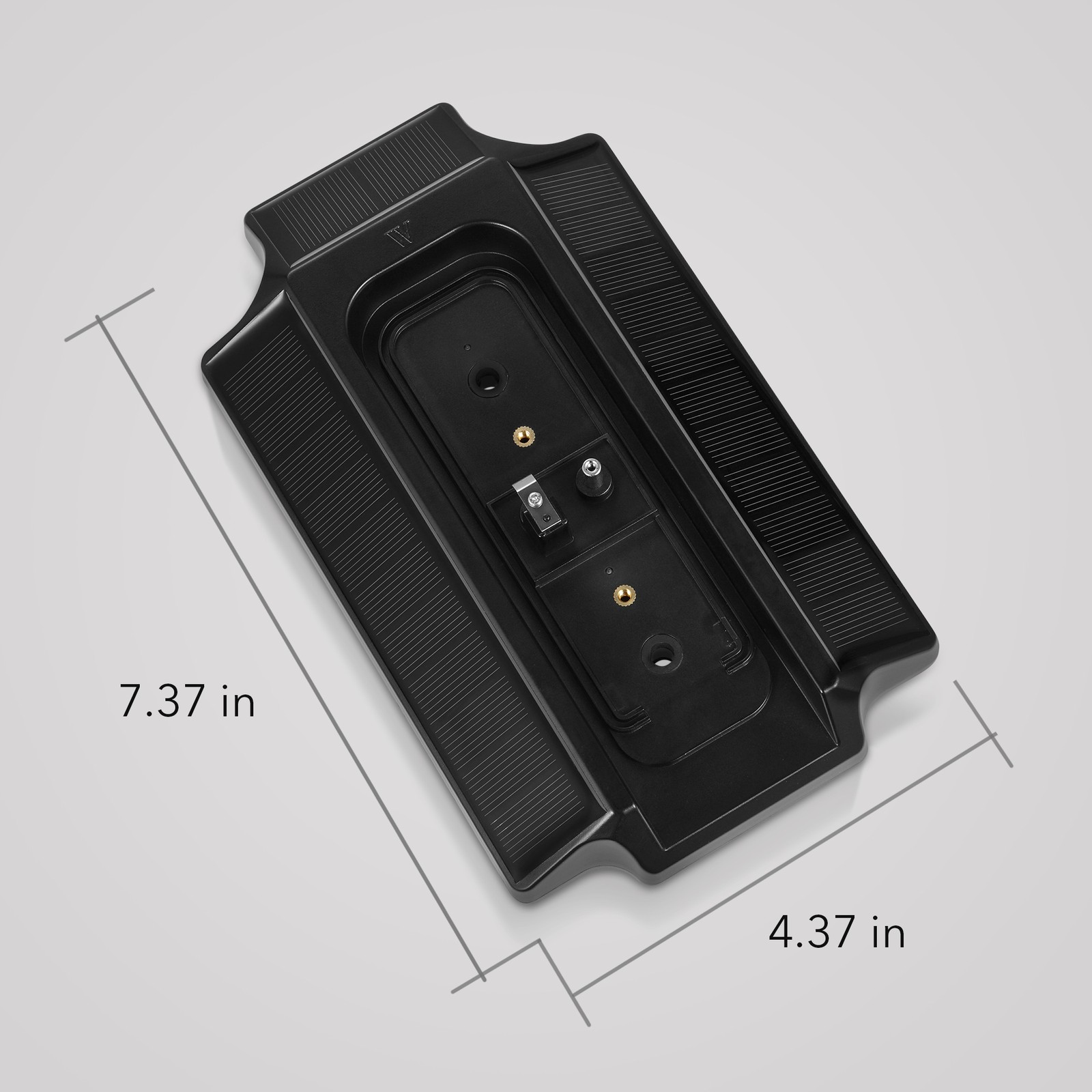 Wasserstein Solar Charger and Mount for Blink Video Doorbell(Black)