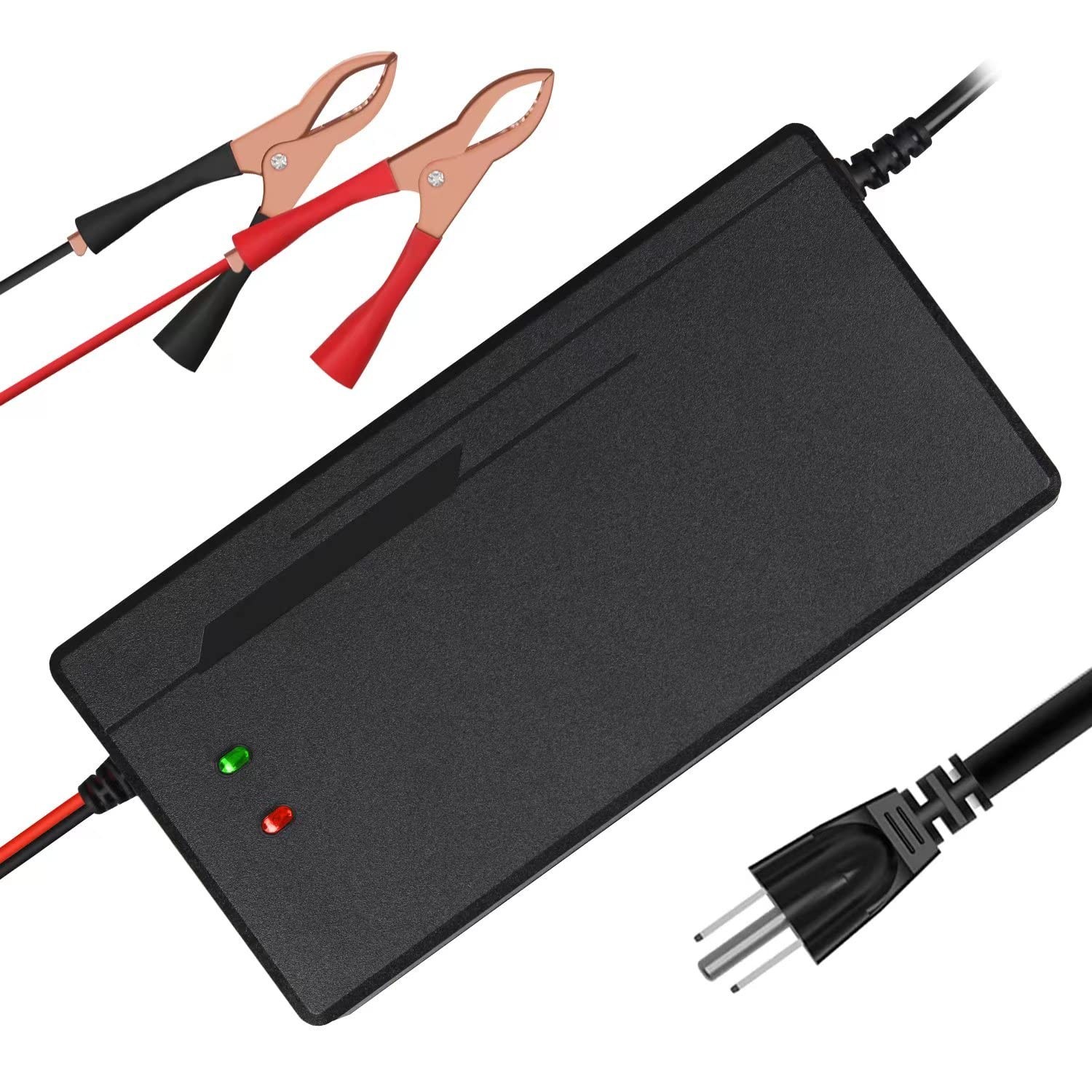 LiFePO4 Battery Charger 36V 10A Lithium Iron Phosphate Battery Smart 43.8V Ch…