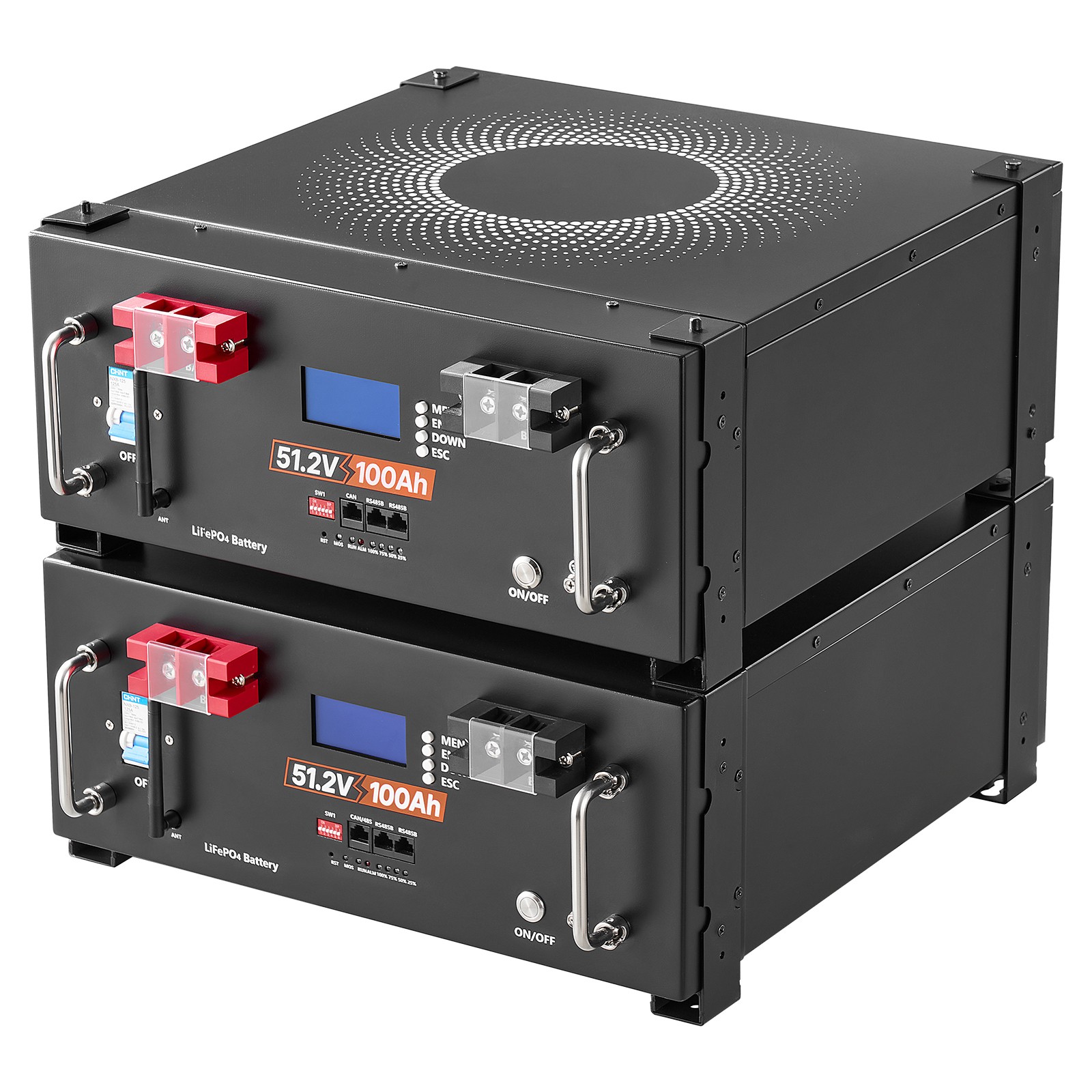 Uimoso Home Backup Power Station 5120Wh LiFePO4 Battery with 5000W AC Inverter