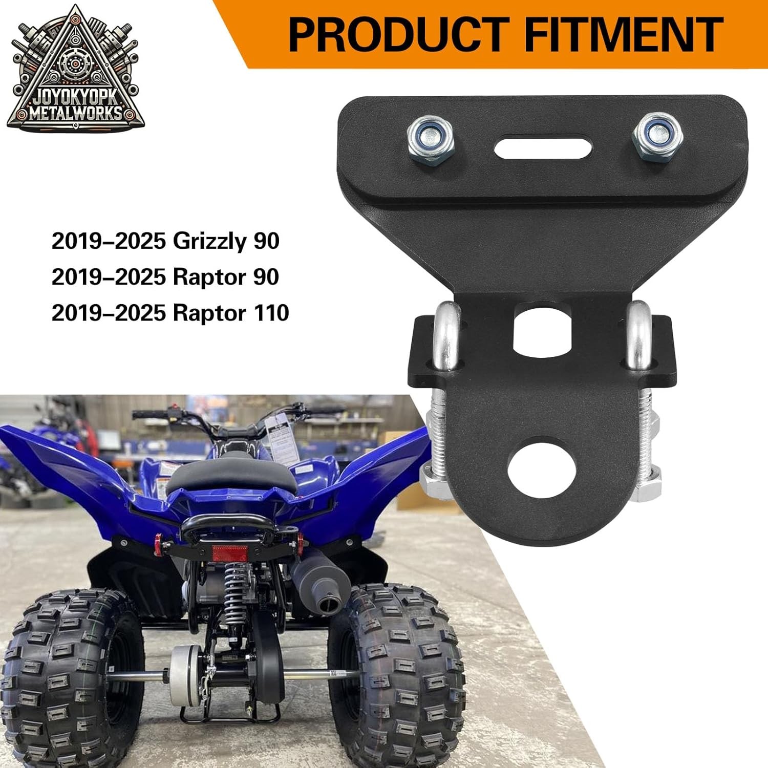 Hitch Tightener for Yamaha Grizzly Raptor 90 110 – Heavy Duty Anti Rattle Tow Cl