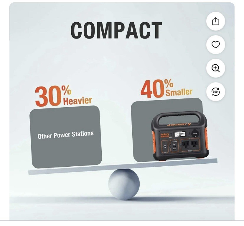 Jackery Explorer 290 Portable Outdoor Power Station