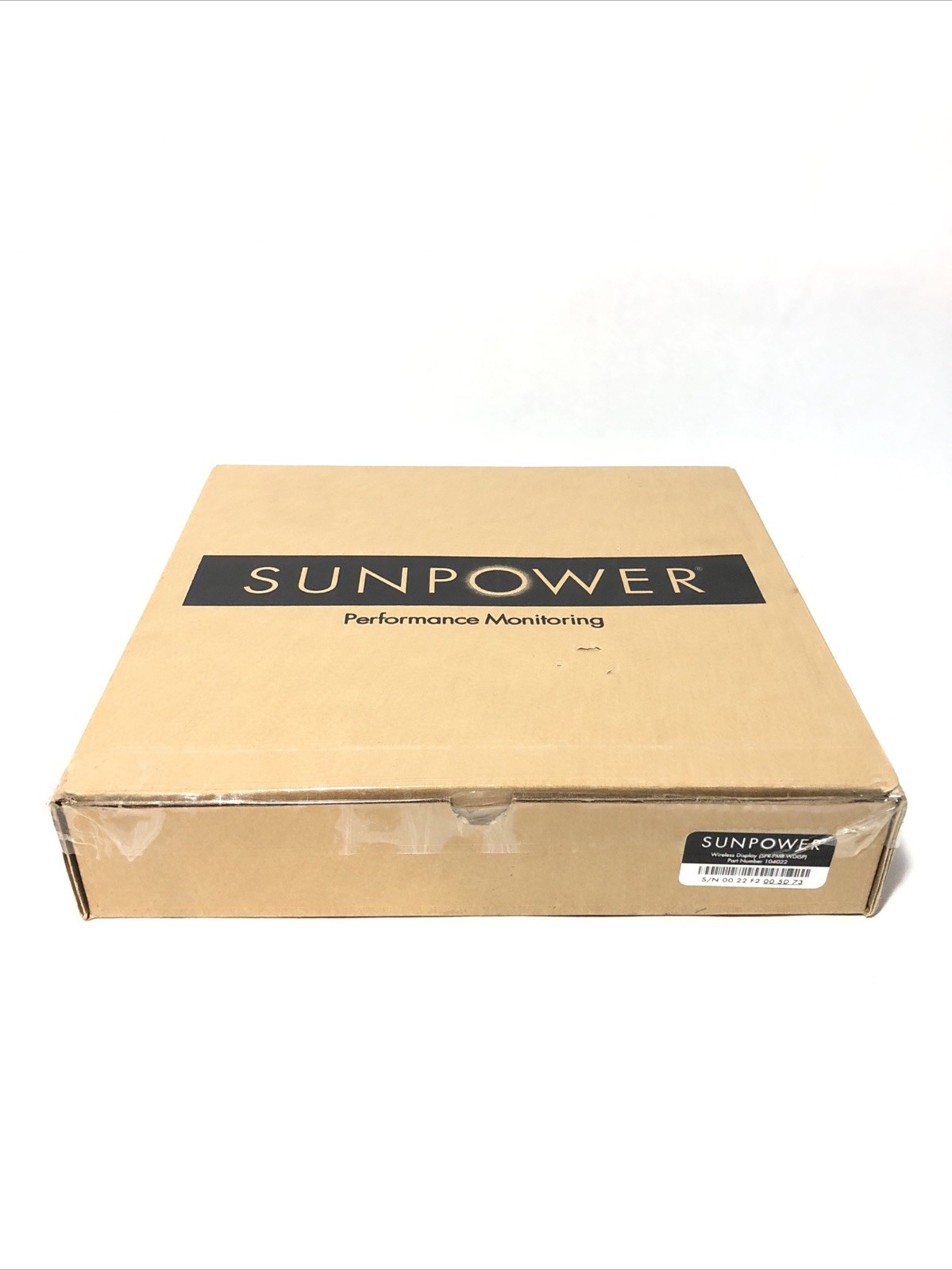 Sunpower Performance Monitoring Wireless Display Part #104022 (SPR-PMR-WDISP)