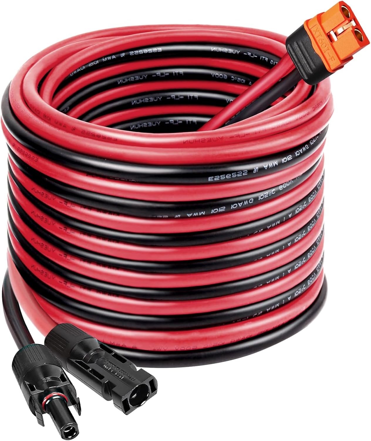 Solar to XT60i Cable 10AWG – 25FT Solar Panel to XT60i Adapter Connector XT60…