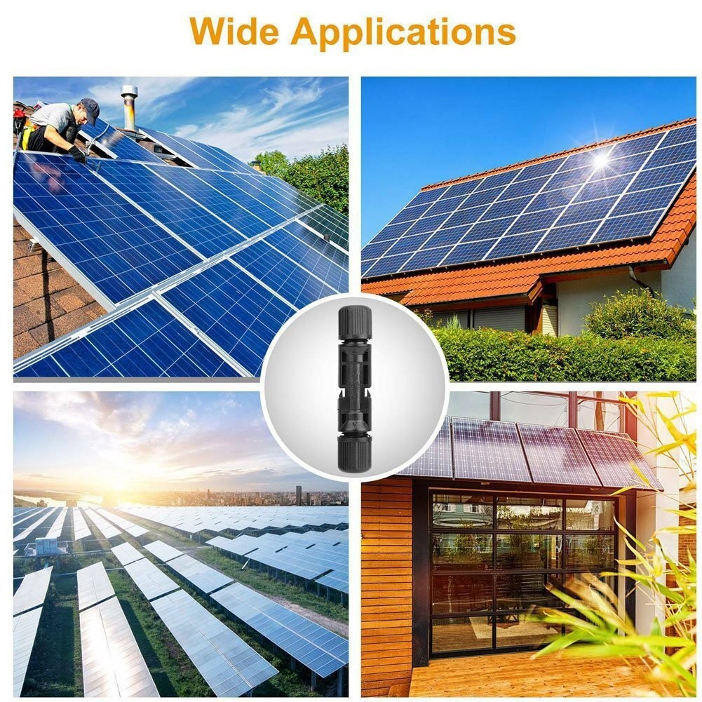 10 Pairs Male Female M/F Wire Cable Connectors Set Solar Panels 30A Waterproof