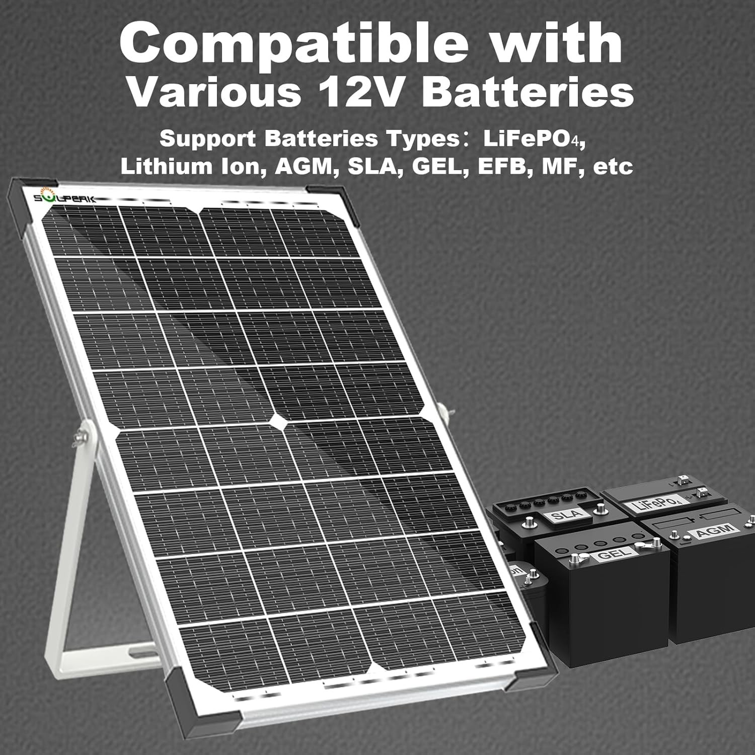 Efficient 30W Solar Panel Kit w/ 10A MPPT Controller for Car, RV & Boat Charging