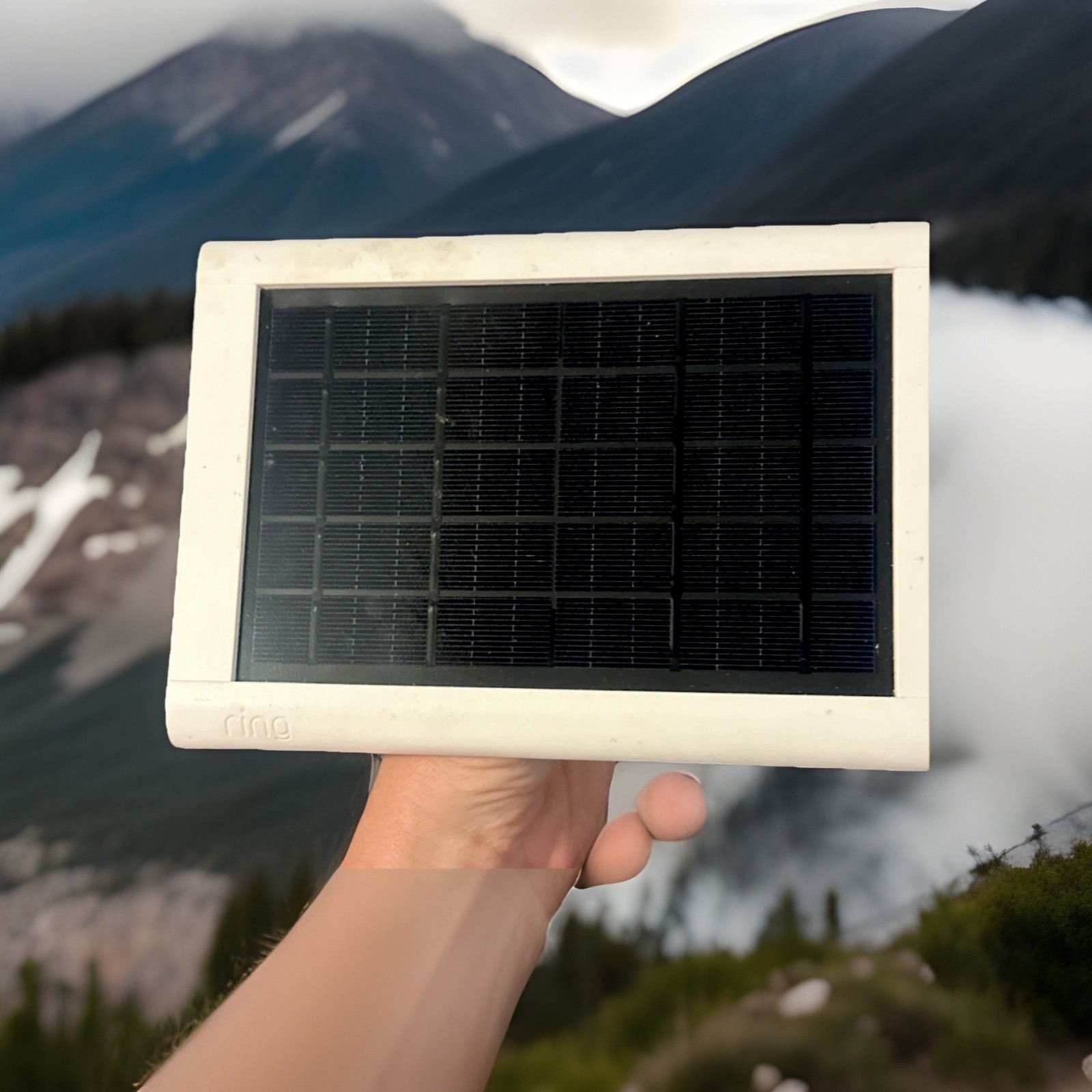 Ring Solar Panel 2.4W White Solar Power