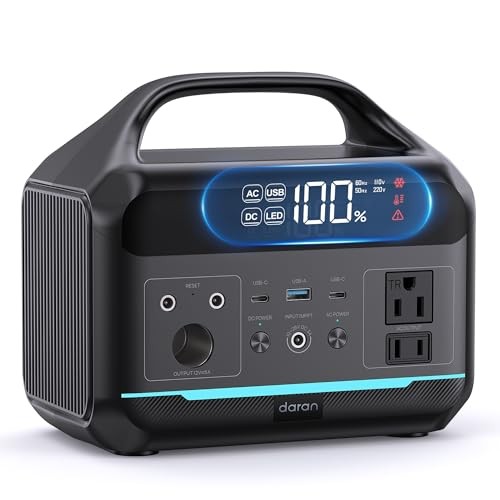 DARAN Portable Power Station 300W 192Wh LiFePO4 Battery