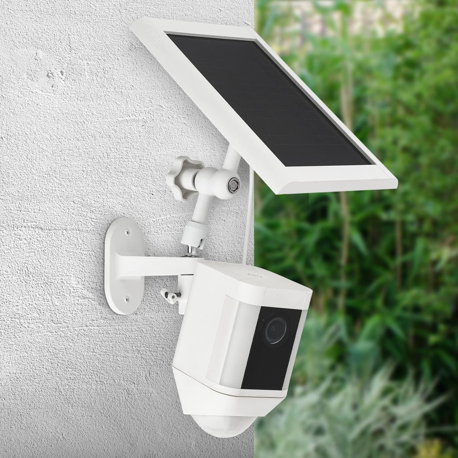 2-In-1 Wall Mount for Ring Solar Panel, Ring Stick up Cam Battery, Spotlight Cam