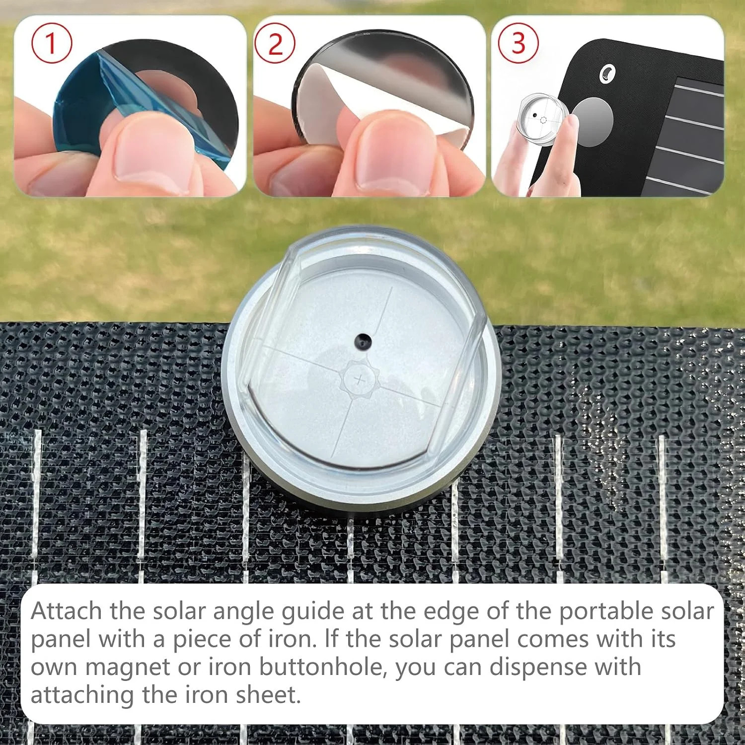 Solar Angle Guide for Solar Panel-Magnetic Design Solar Panel Accessories Find T