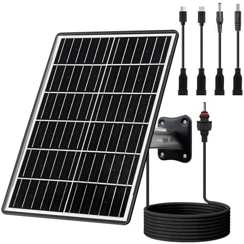 15W Solar Panel Kit with Built-in 16000mAh Battery Voltage: 5V/6V/9V/12V