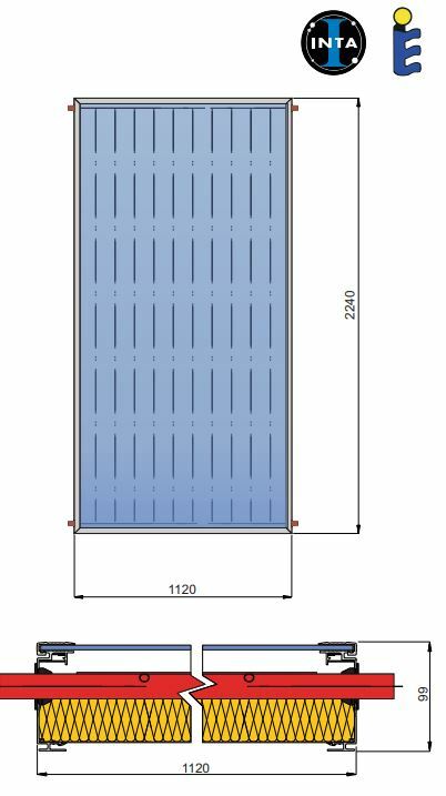 Solar System Complete Pack 8, 00m ² Flat Roof Assembly Watt