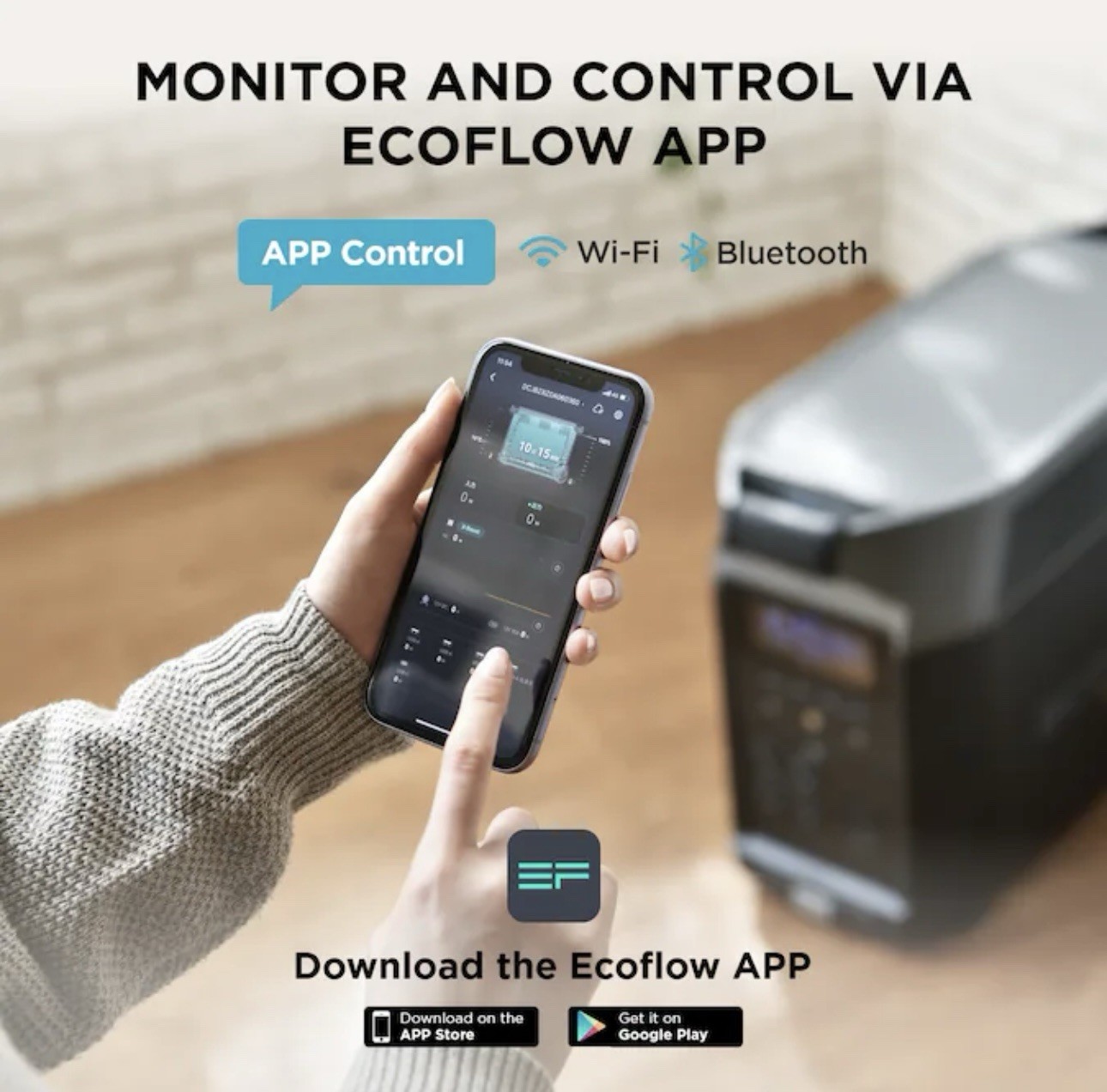EcoFlow DELTA Pro Portable Power Station With Qty 2 400W Portable Solar Panels