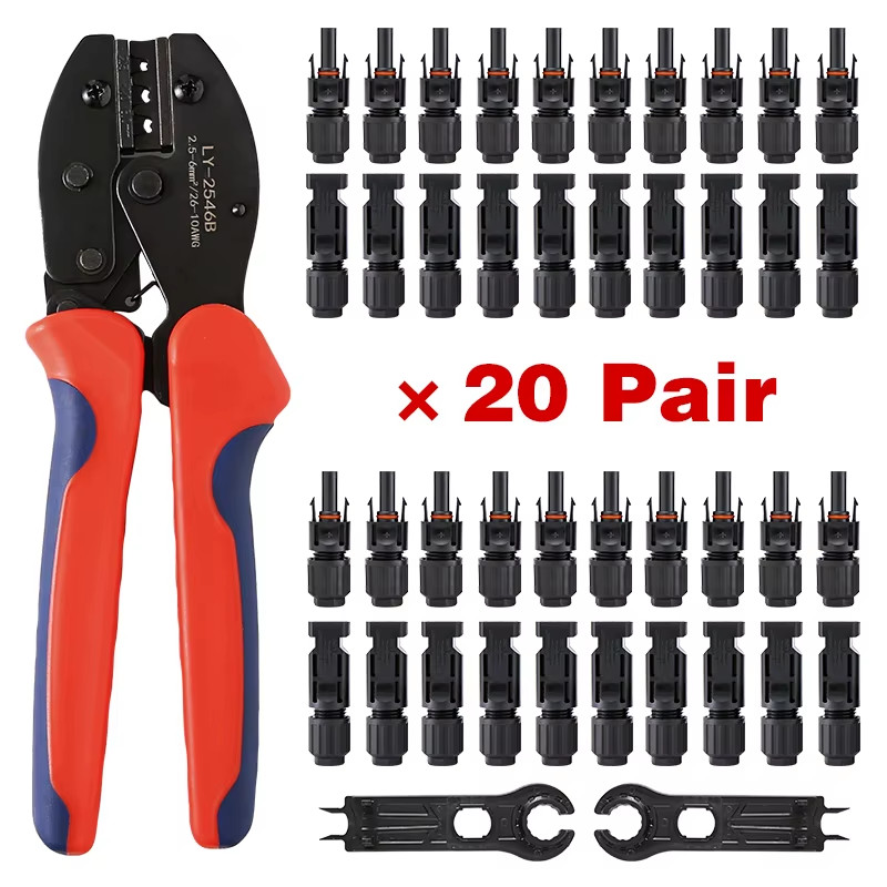 DC Solar Connector 1000V30A Solar Panel Branch PV Connectors Connect Stecker Too