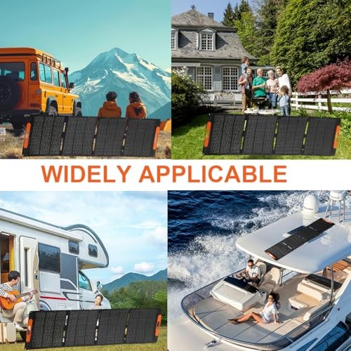 Portable Solar Panel for Power Station,25V Foldable Solar Panel Charger 200W
