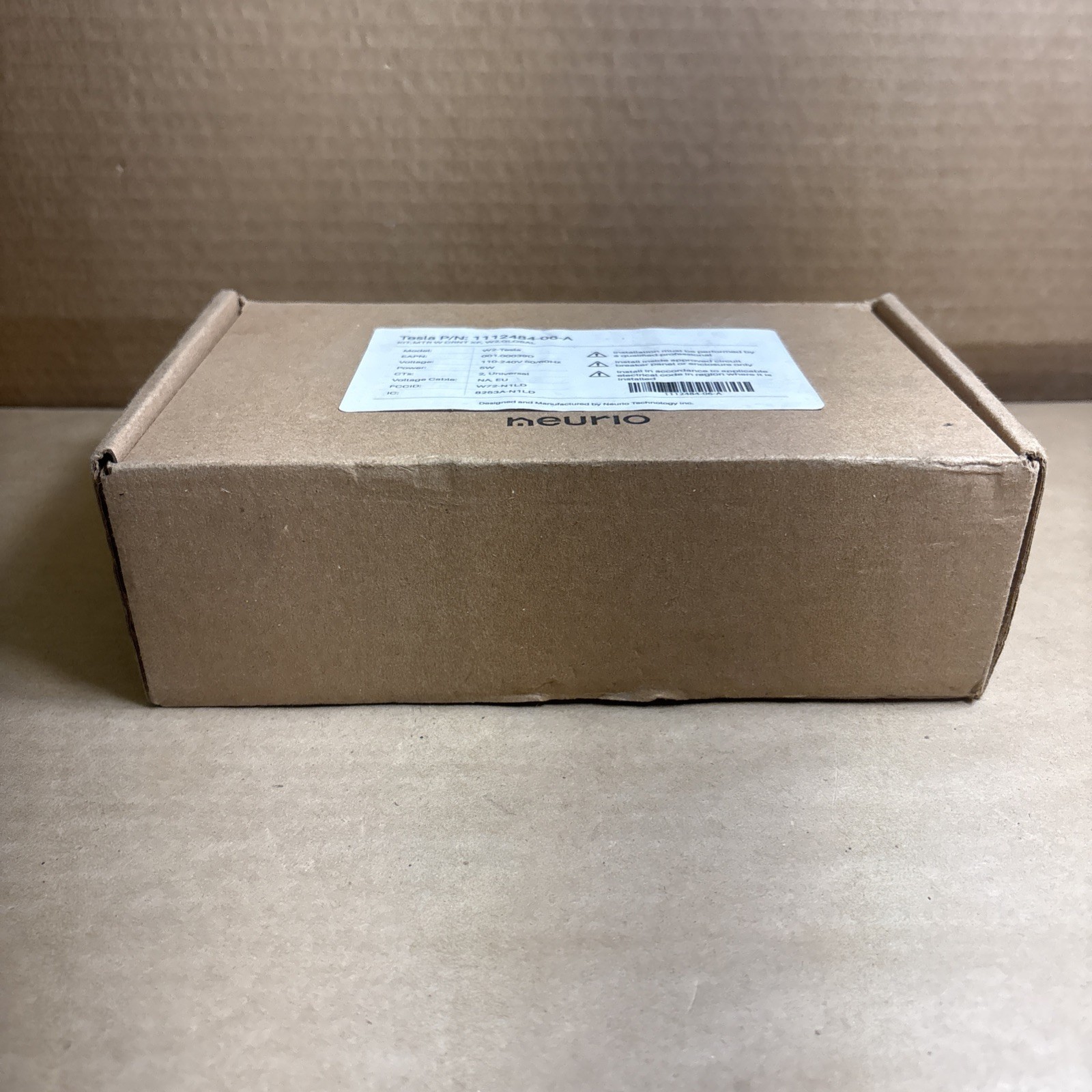 NEW IN BOX: TESLA 1112484-06-A Neurio 110-240V 5W