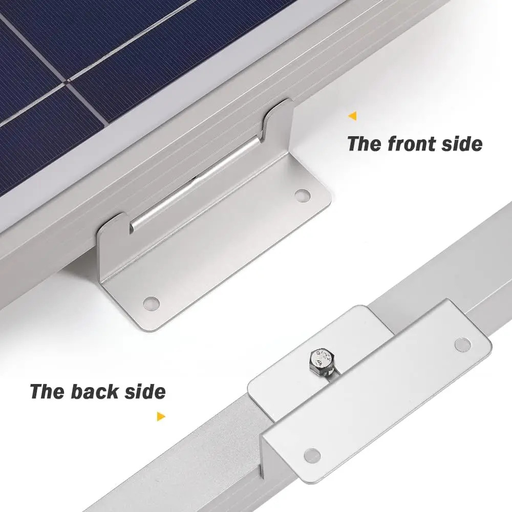 16Pcs/Set Solar Panel Mounting Bracket Kits 4/8 Units Solar Panel Aluminum Mount