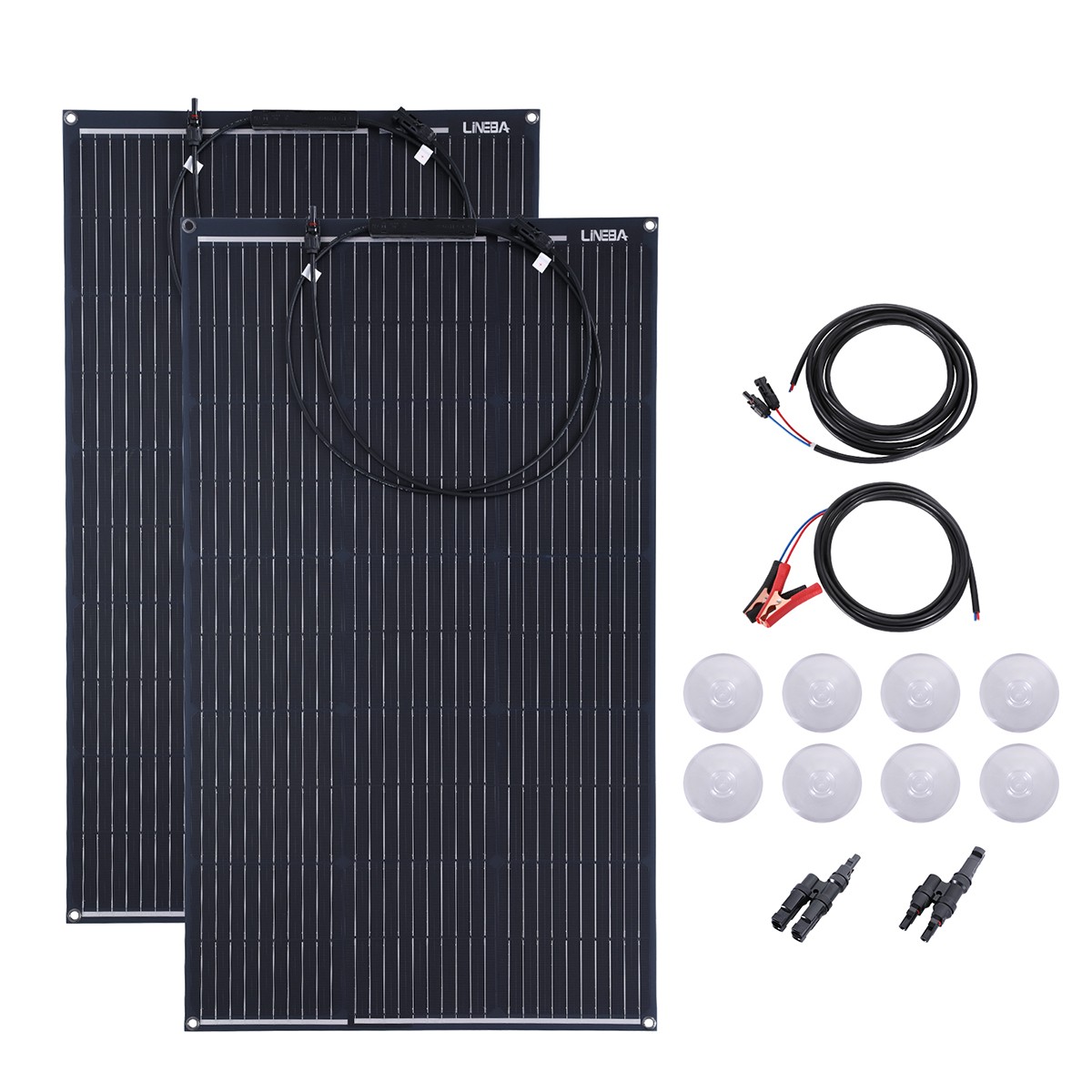 18V 400W Flexible Solar Panel Mono Camping Home RV Battery Charge Off-Grid 12V