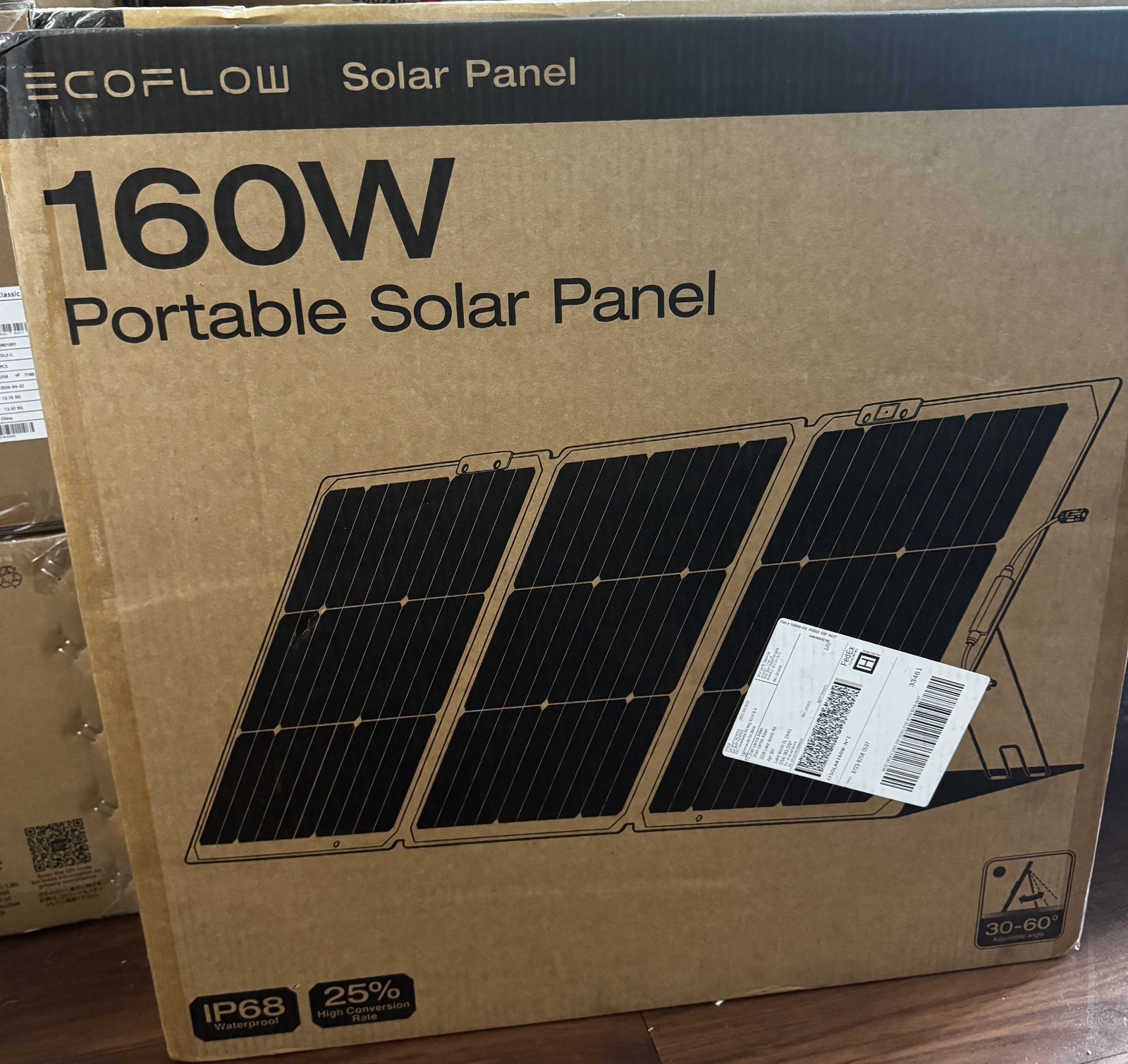 EcoFlow 160W Portable Solar Panel for Power Station IP68 Certified