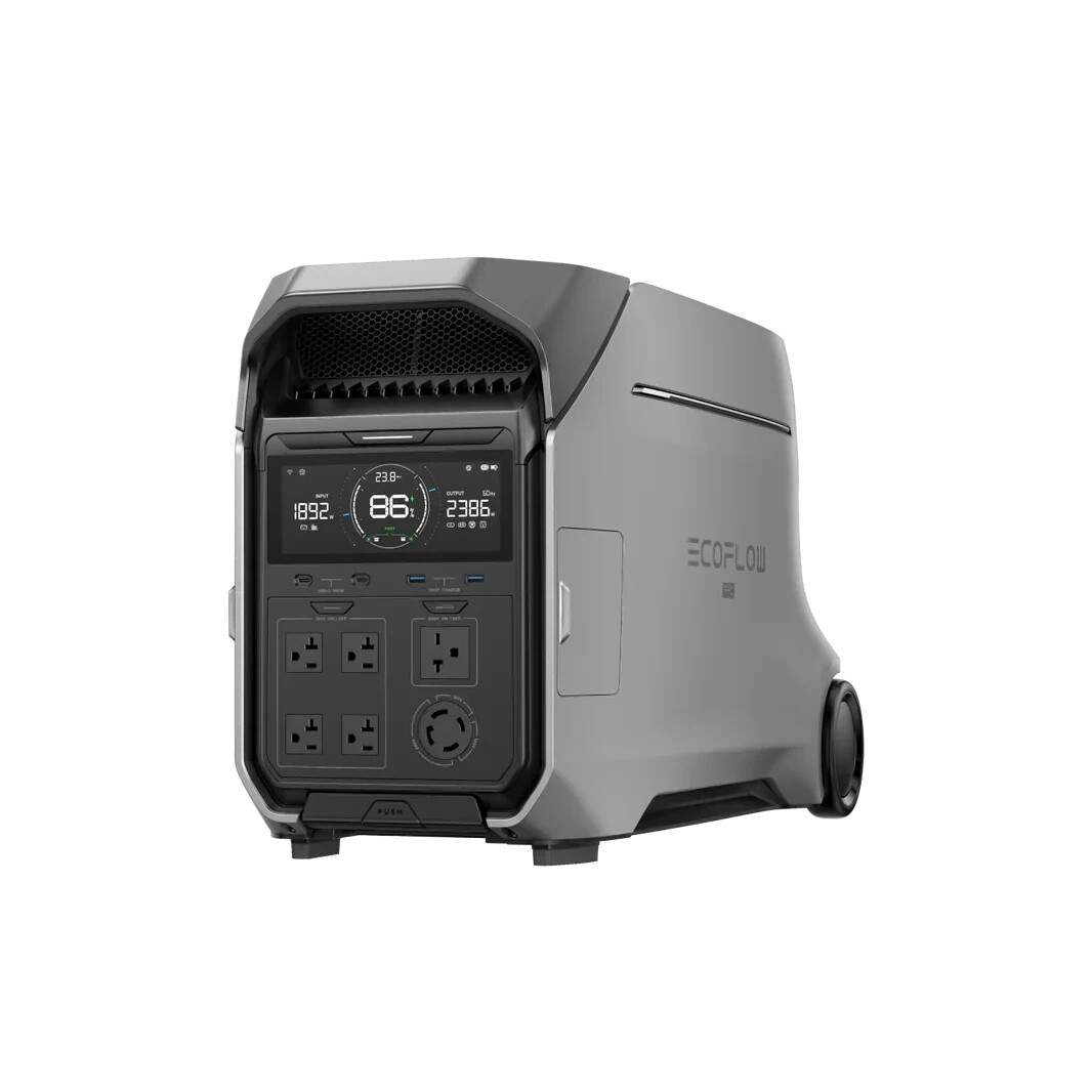 Ecoflow DELTA Pro 3 Battery Solar Power Station + 400 W Solar Panel Generator,