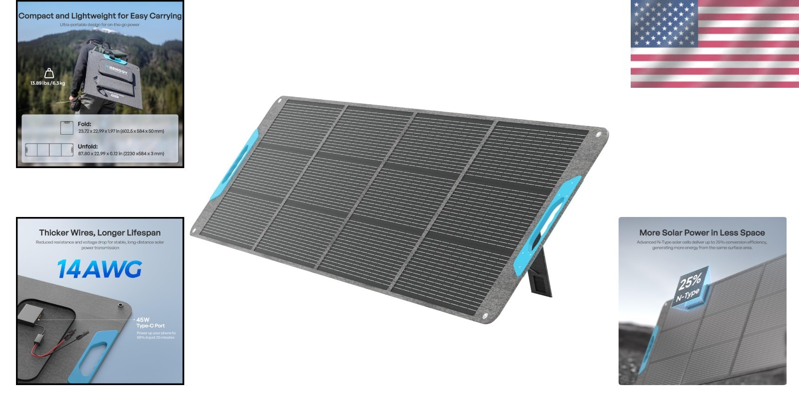 Industry-Leading 25% Efficiency Solar Panel