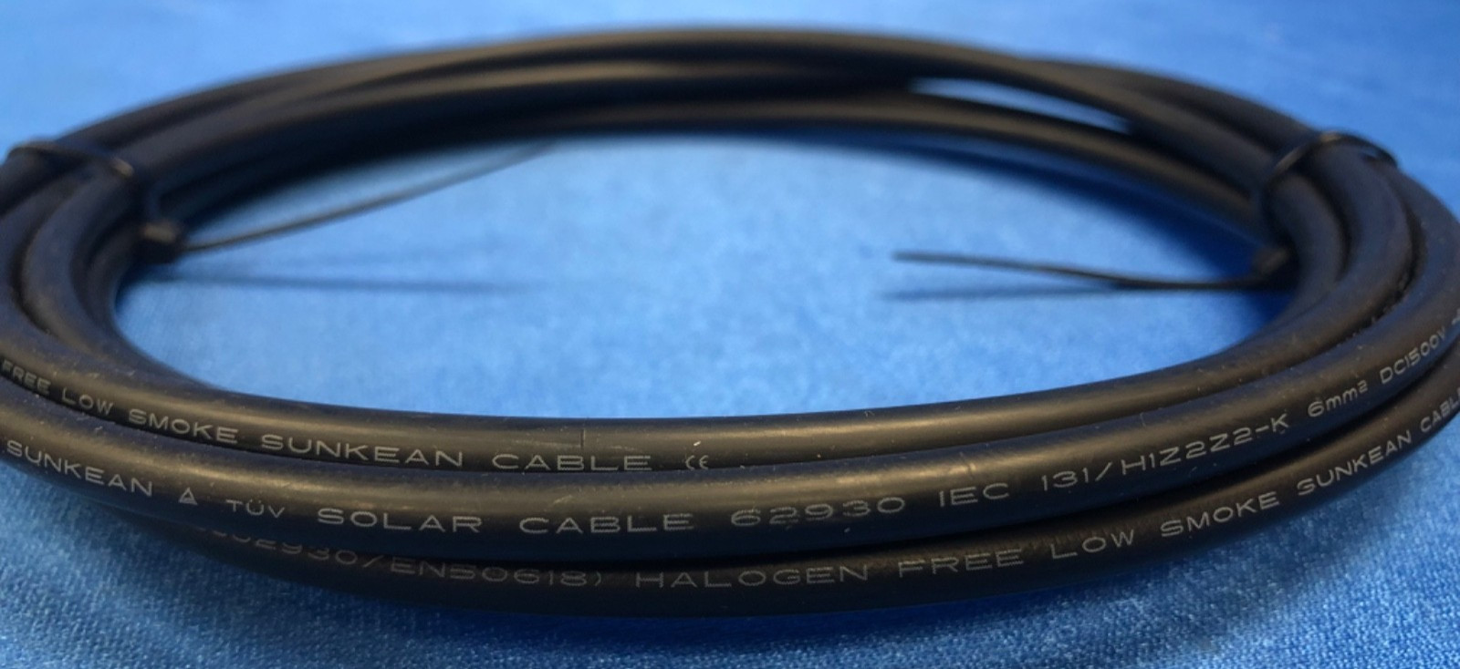 Sunkean 6mm² Solar Cable 62930 IEC 131 H1Z2Z2-K – Black PV