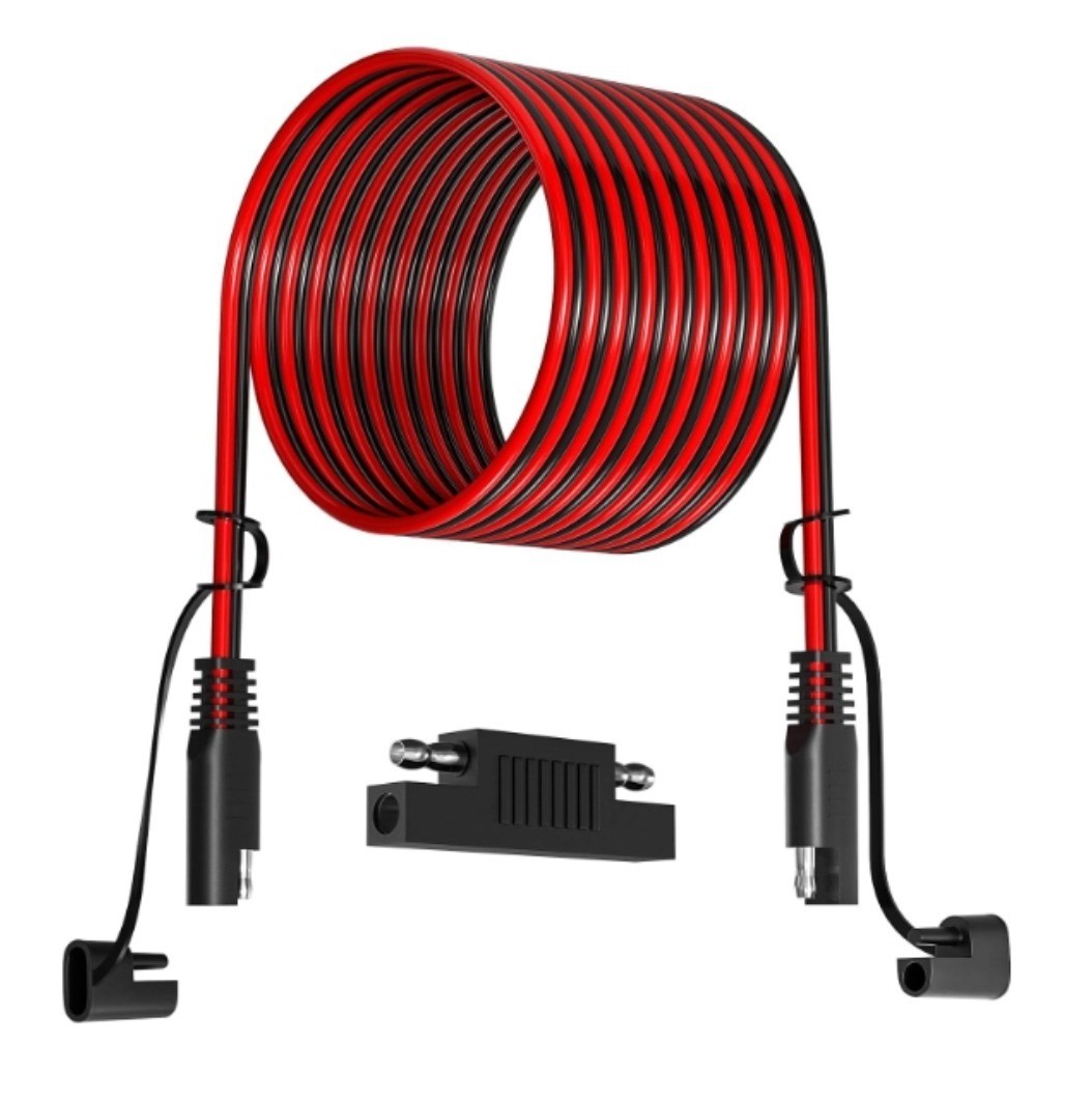 SAE Extension Cable 12AWG 3FT for Battery, Solar Panel, Automotive Use