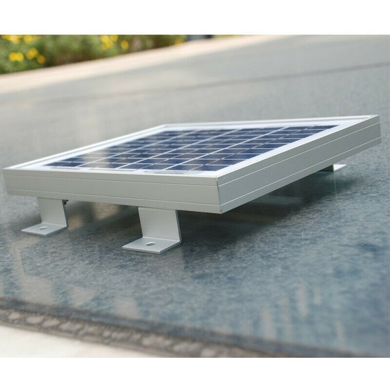 4x Panel Mounting Solar Z-Style Brackets Mounts Aluminum Alloy Battery Energy