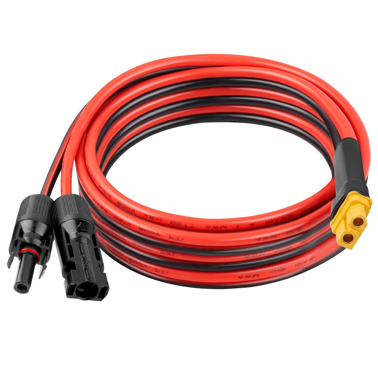 10AWG 10FT XT60 Solar Extension Cable 2 3 6 10 15 20 25 35 40 50 75 100FT XT6…