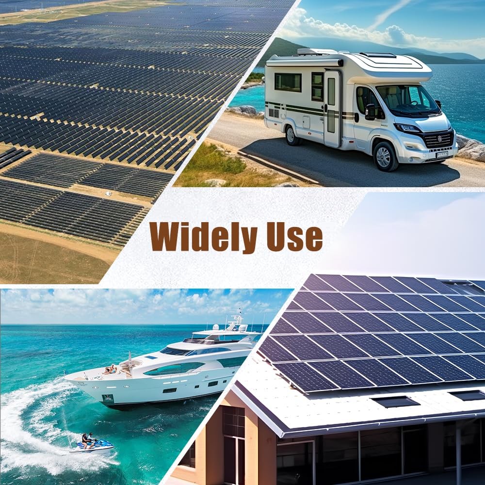 8AWG Solar Panel Extension Cable 30FT, 1500V 70A Solar Wire with IP68 Male an…