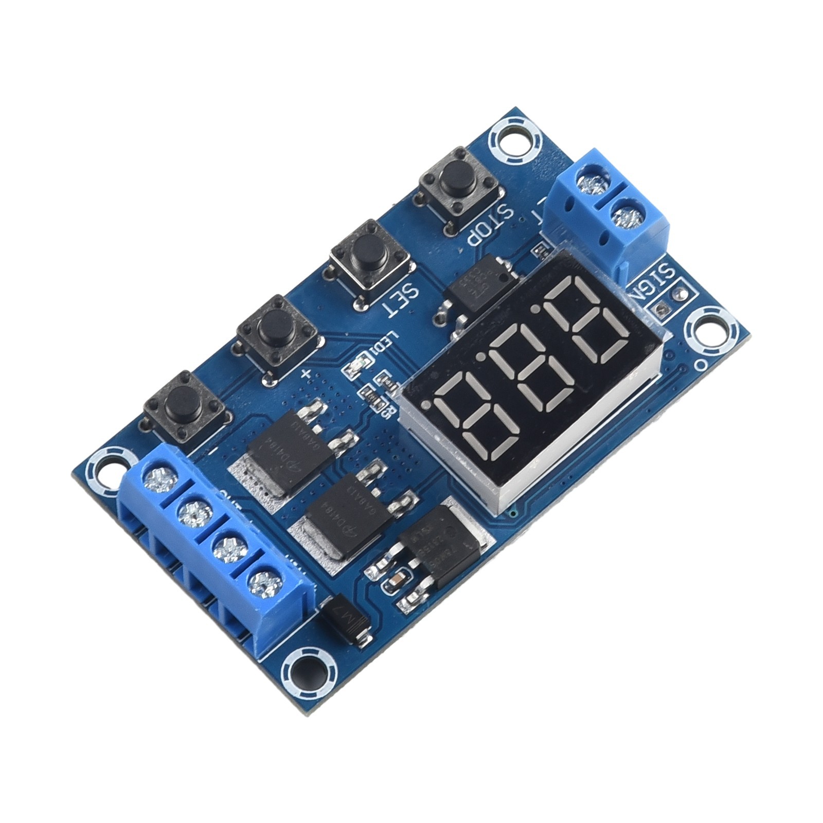 Powerful and Convenient Timer Switch Clear Interface for relay Delay Board