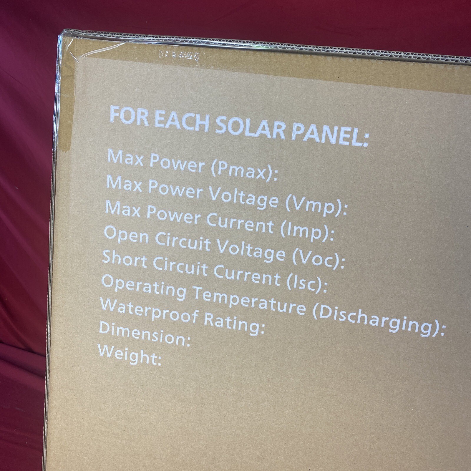 Geneverse (GV-80A) SolarPower ONE AIR Double Sided Solar Panel – 80W/22V – New!