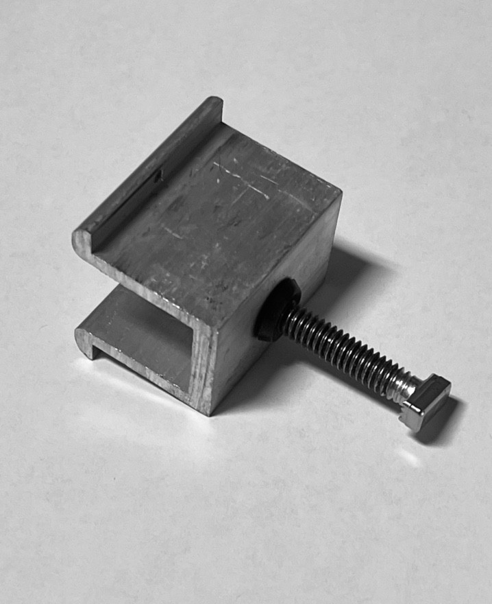 Lot of 4 UniRac Solar Mid Clamps Pro 30-51mm Mill Finish 302030M