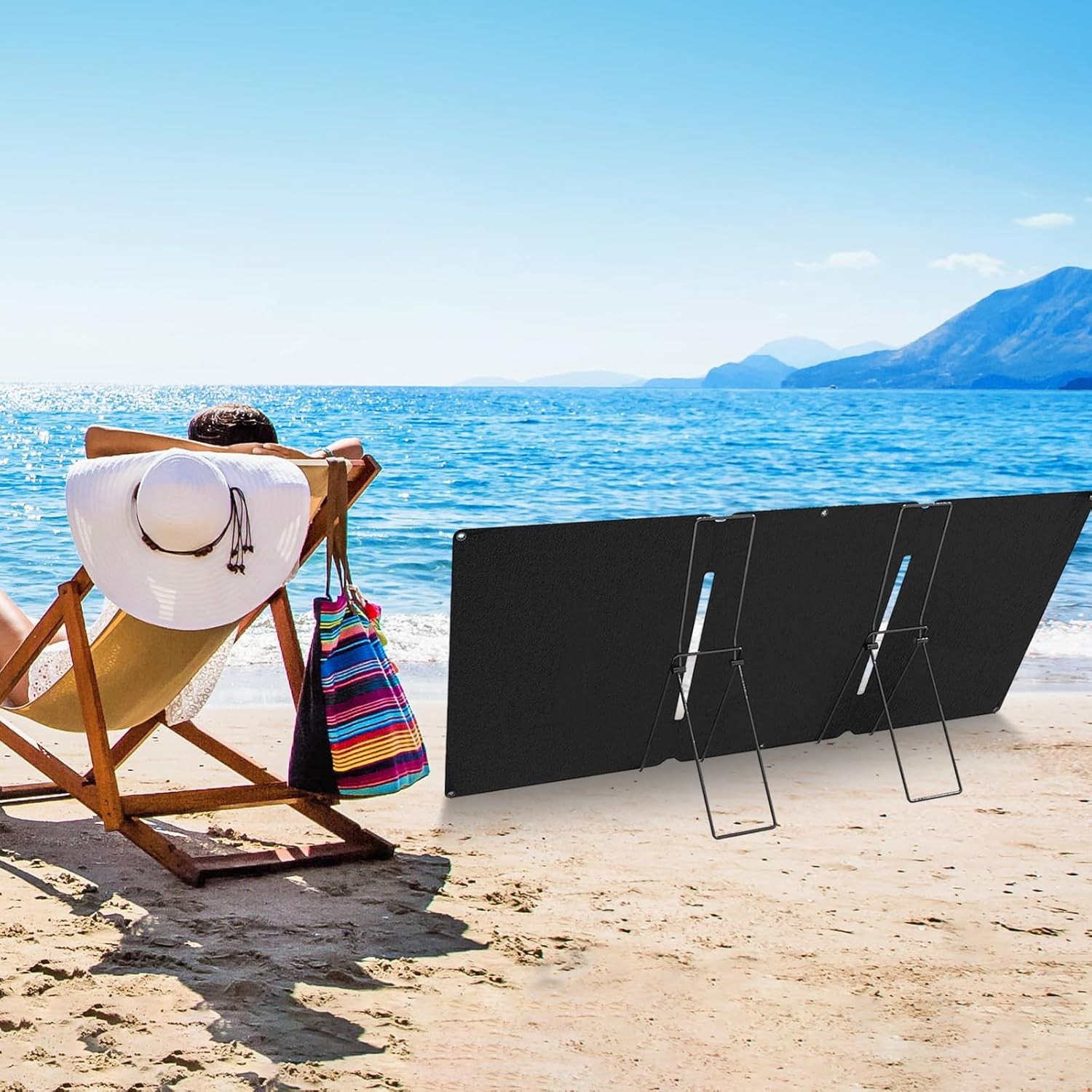 Solar Panel Mounting Bracket Metal Adjustable Kickstand for Portable Solar Panel