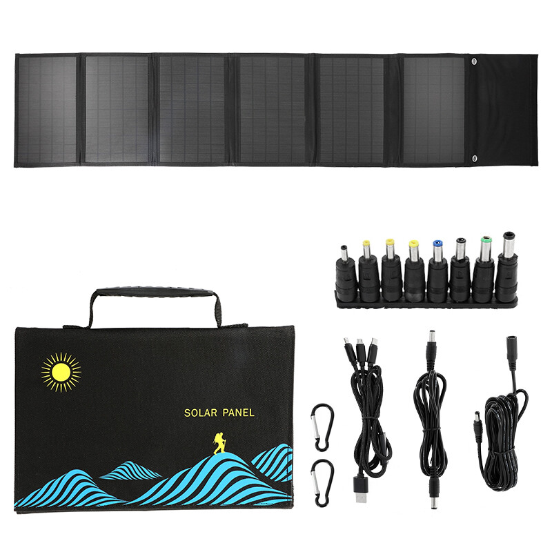 Portable Foldable Solar Panel Charger Power Supply USB DC For Phone Laptop Drone