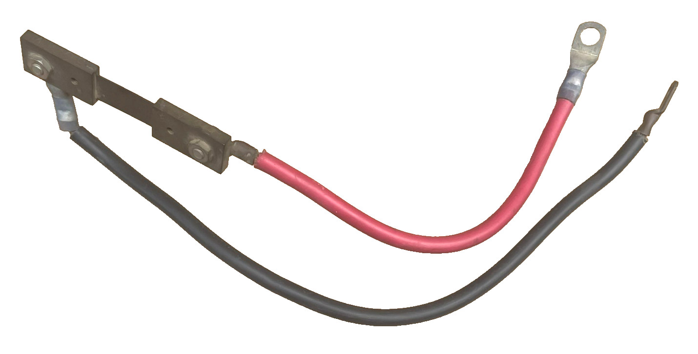 Shunt Resistor Panel with Cables Red and Black