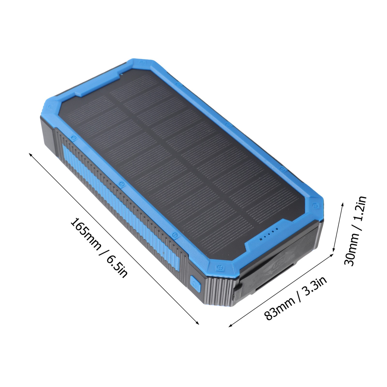High Capacity Solar Power Bank With Wireless Charging For Outdoor Use