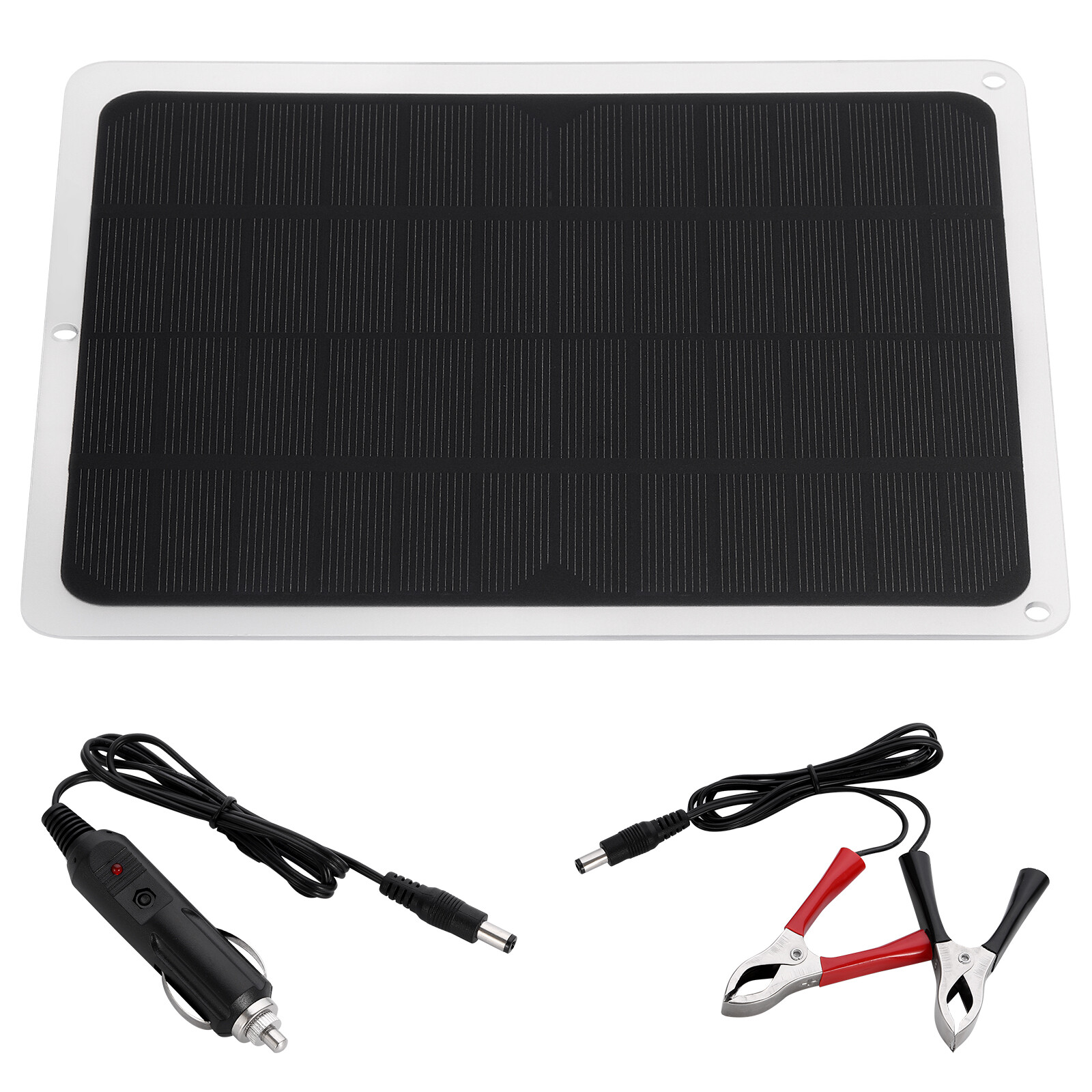 10W 12V Solar Panel for Car Boat RV Trickle Battery Charger Power Supply Outdoor