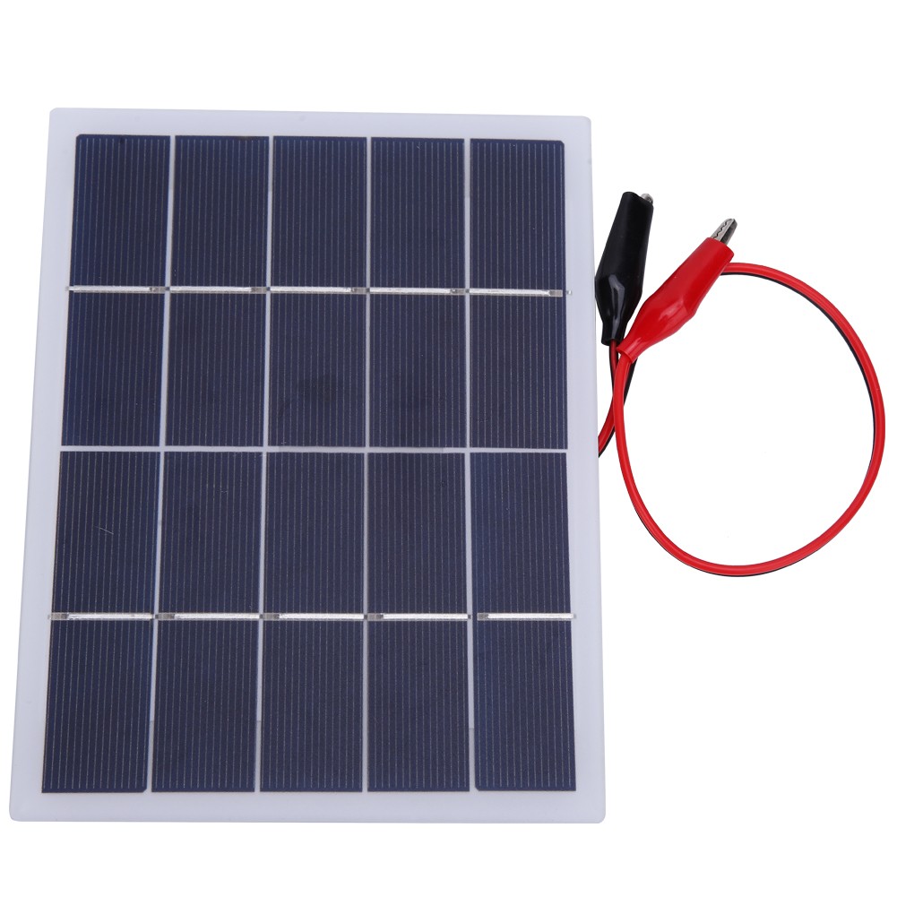 3W 5V DIY Solar Panel Laminated Board 170x130mm White