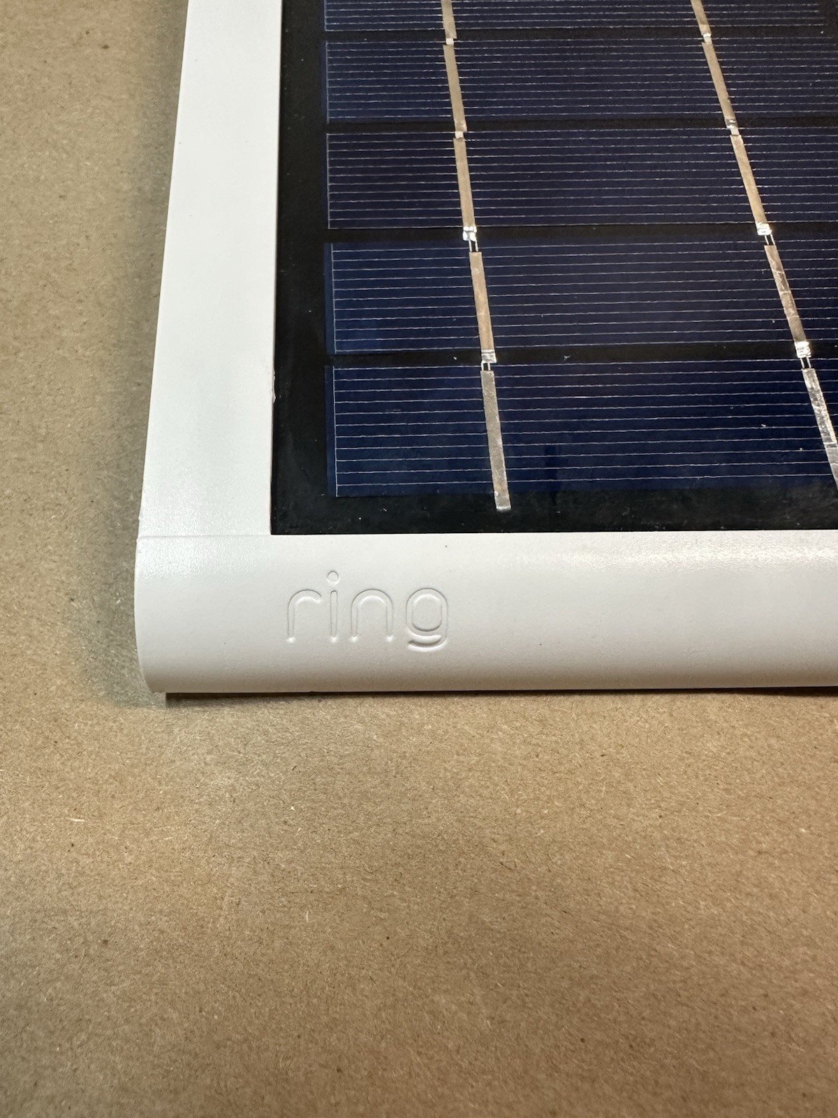 3X Ring Solar Panel for Ring Spotlight Cam Battery/Stick Up Cam Battery – White