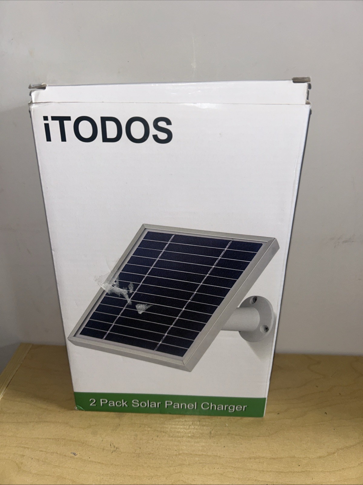 iTODOS 2pack Solar Panel Charger Used For Arlo Camera